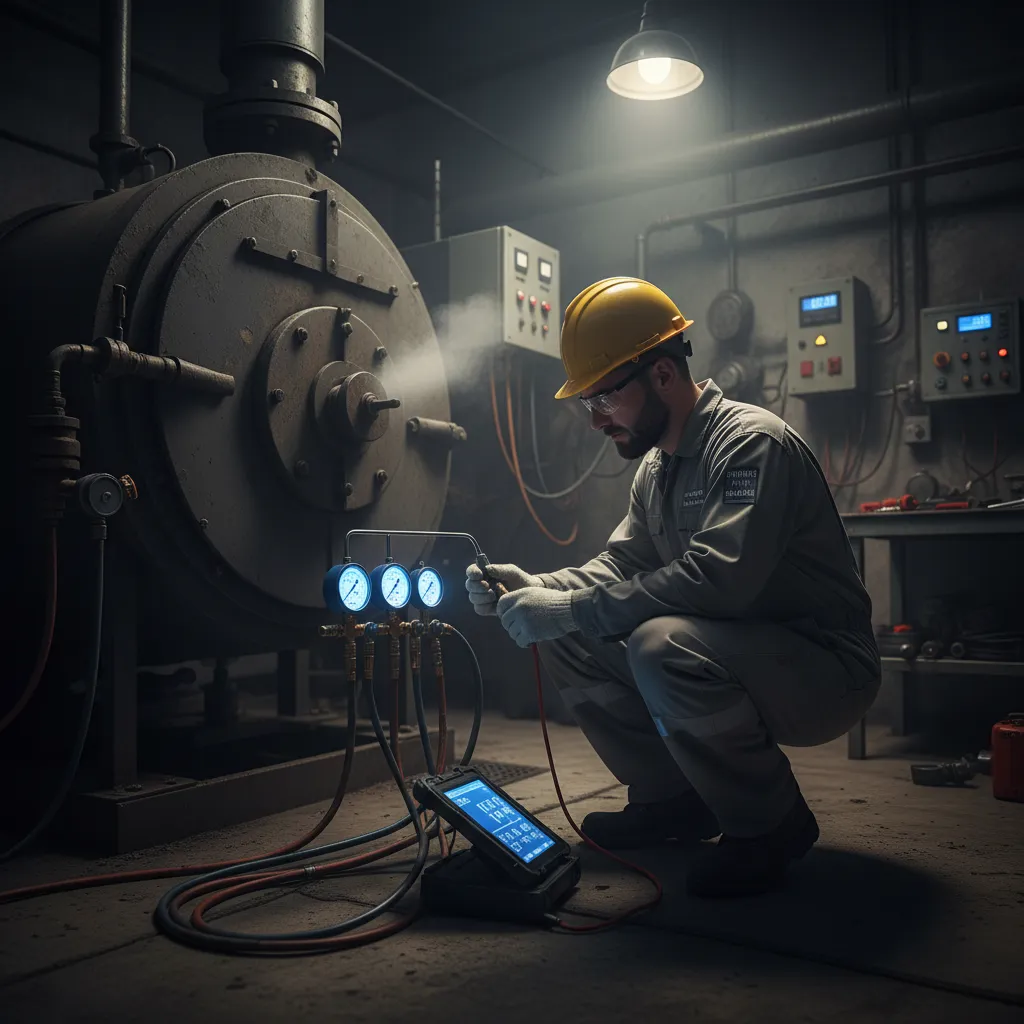 Boiler pressure test