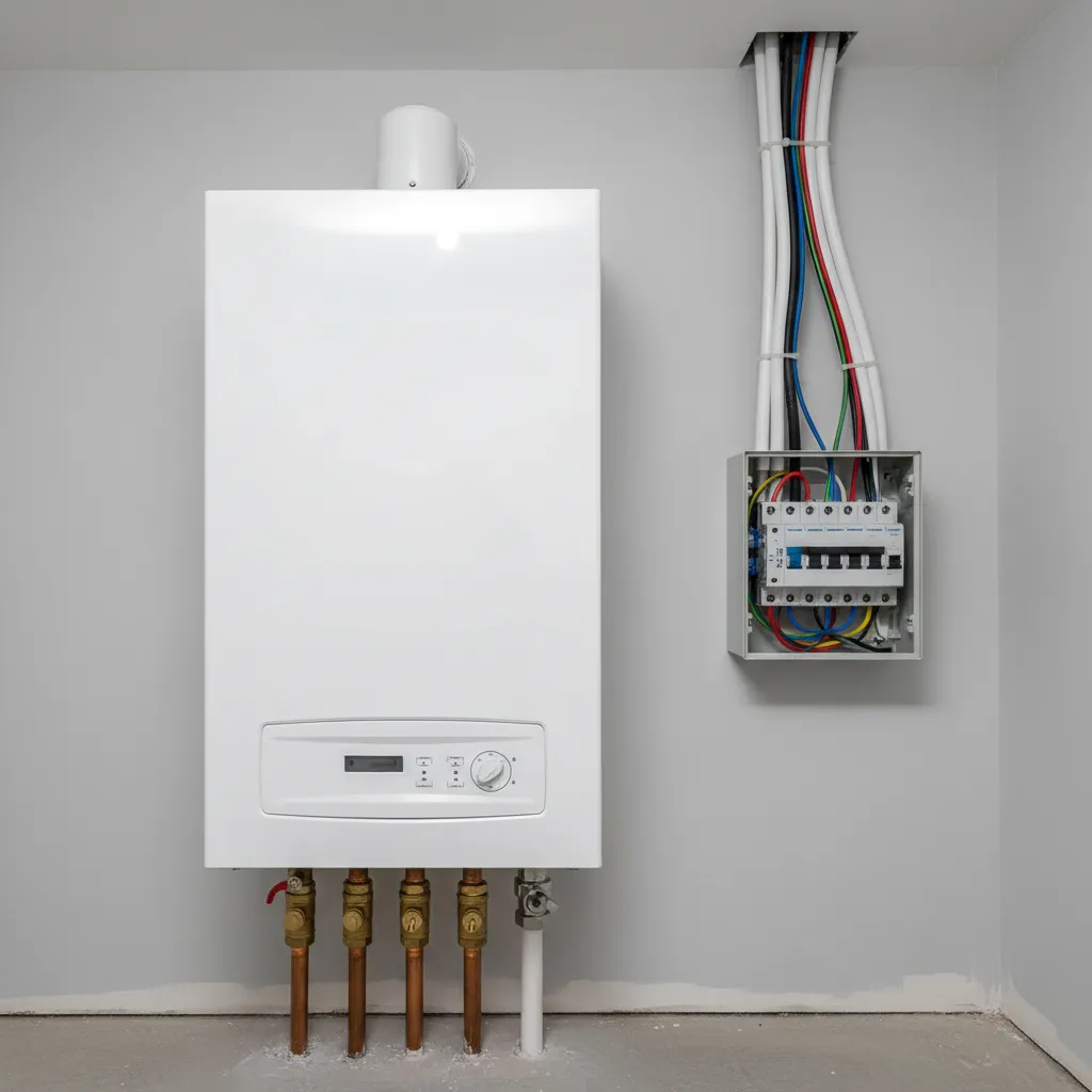 Combi boiler wiring