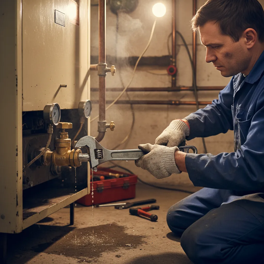 After Boiler Repair - New Pipes